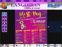 Tablet Screenshot of langoiran.fr